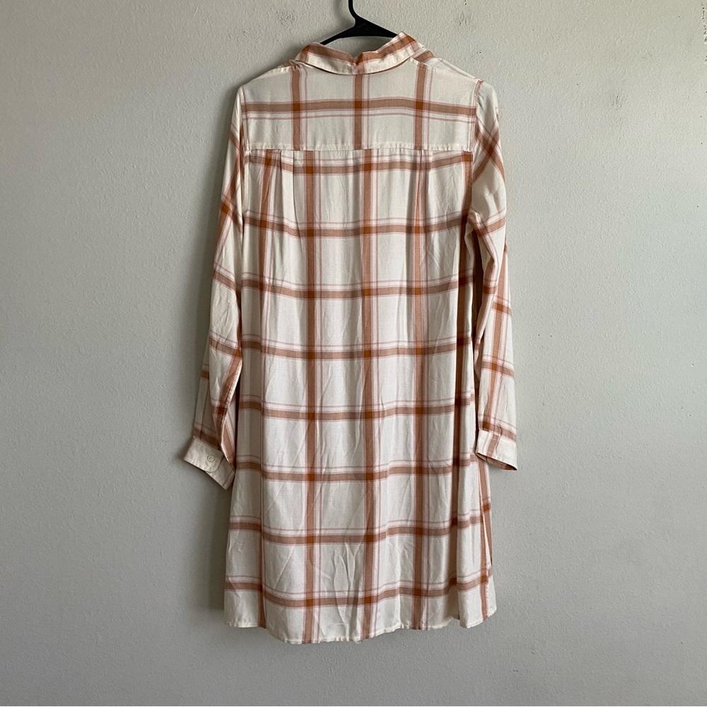 Old Navy Plaid Popover Shirt Dress women’s size S - Picture 7 of 11